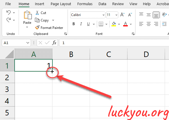 how to number rows and columns automatically in Excel.