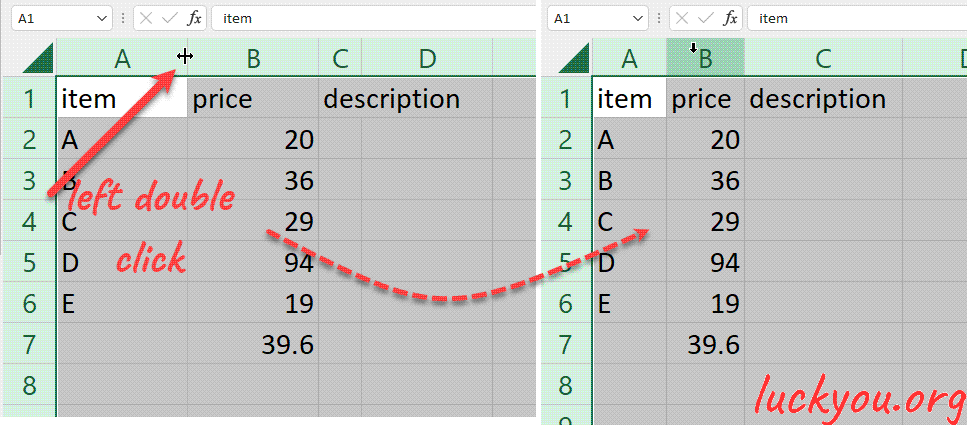 how to autofit width of the column in Microsoft Excel.