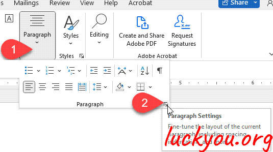 how to do a hanging indent in Microsoft Word