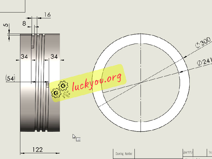 how to make a helical cut on a cylinder | Solidworks tutorials