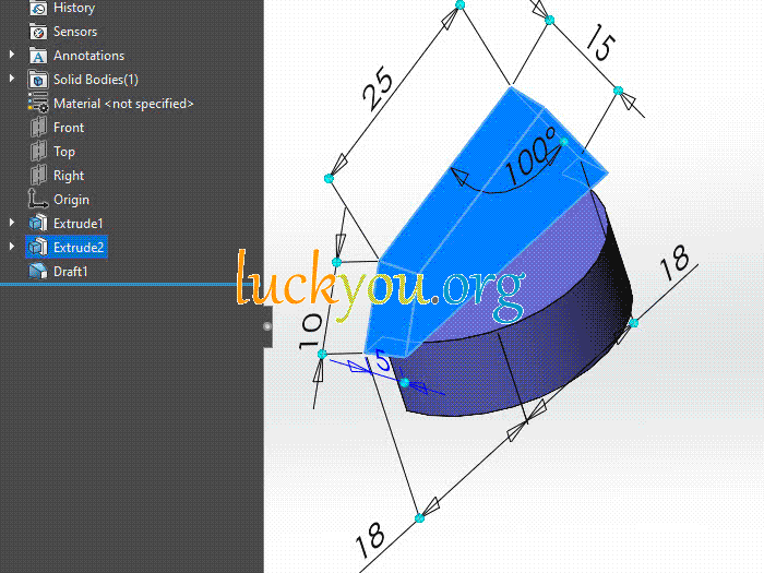 Add Fillets and key feature to a part in solidworks | SOLIDWORKS Tutorials: Basic Techniques