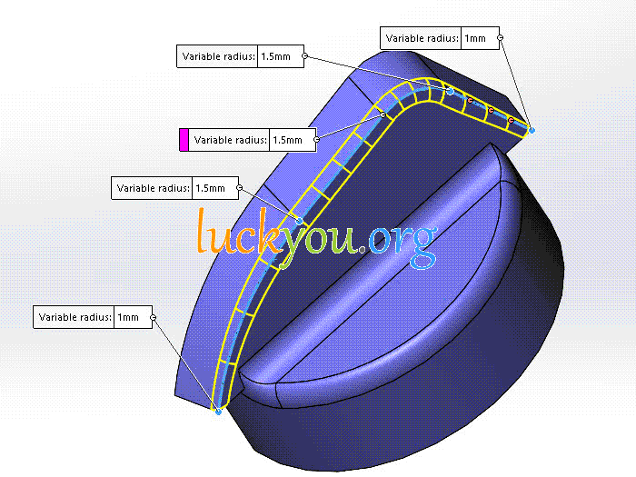 Add Fillets and key feature to a part in solidworks | SOLIDWORKS Tutorials: Basic Techniques