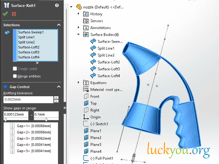 how to creat a surface in solidworks | SOLIDWORKS Tutorials: Basic Techniques