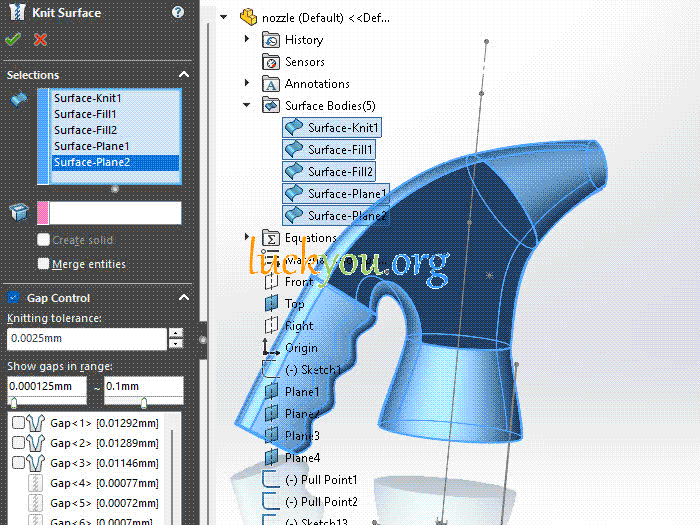 how to creat a surface in solidworks | SOLIDWORKS Tutorials: Basic Techniques