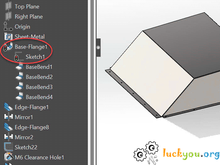 “Rebuild Model” shortcut command for refreshing after modifying in SolidWorks